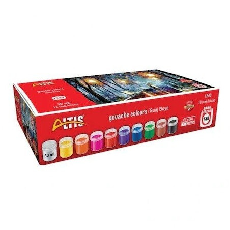 ALTIS 10 RENK GUAJ BOYA 30 ML ŞİŞEDE
