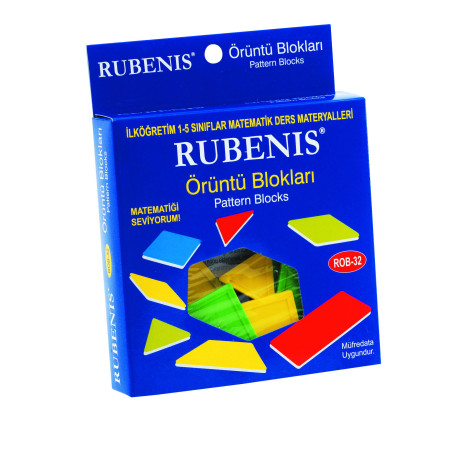 Rubenis Örüntü Blokları  Eğitici Geometrik Şekiller Seti